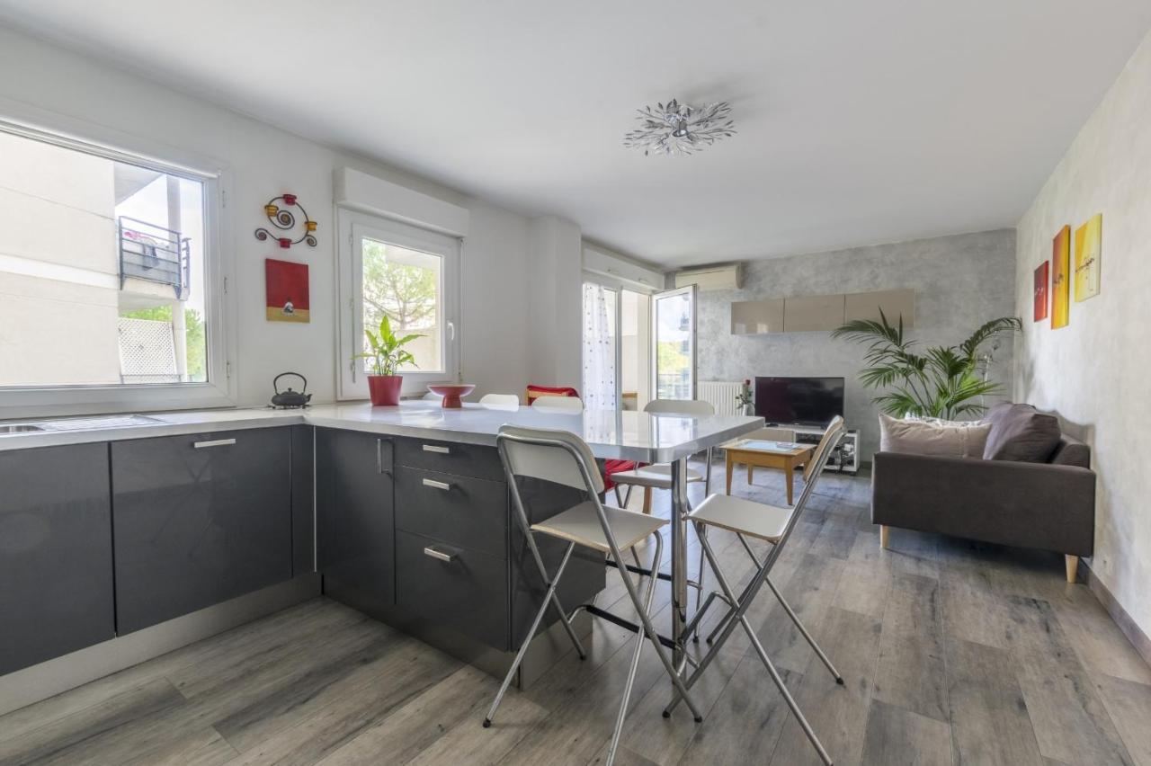 Ferienwohnung Superbe Appt Port Marianne, Parking Prive, 4 Personnes Montpellier Exterior foto