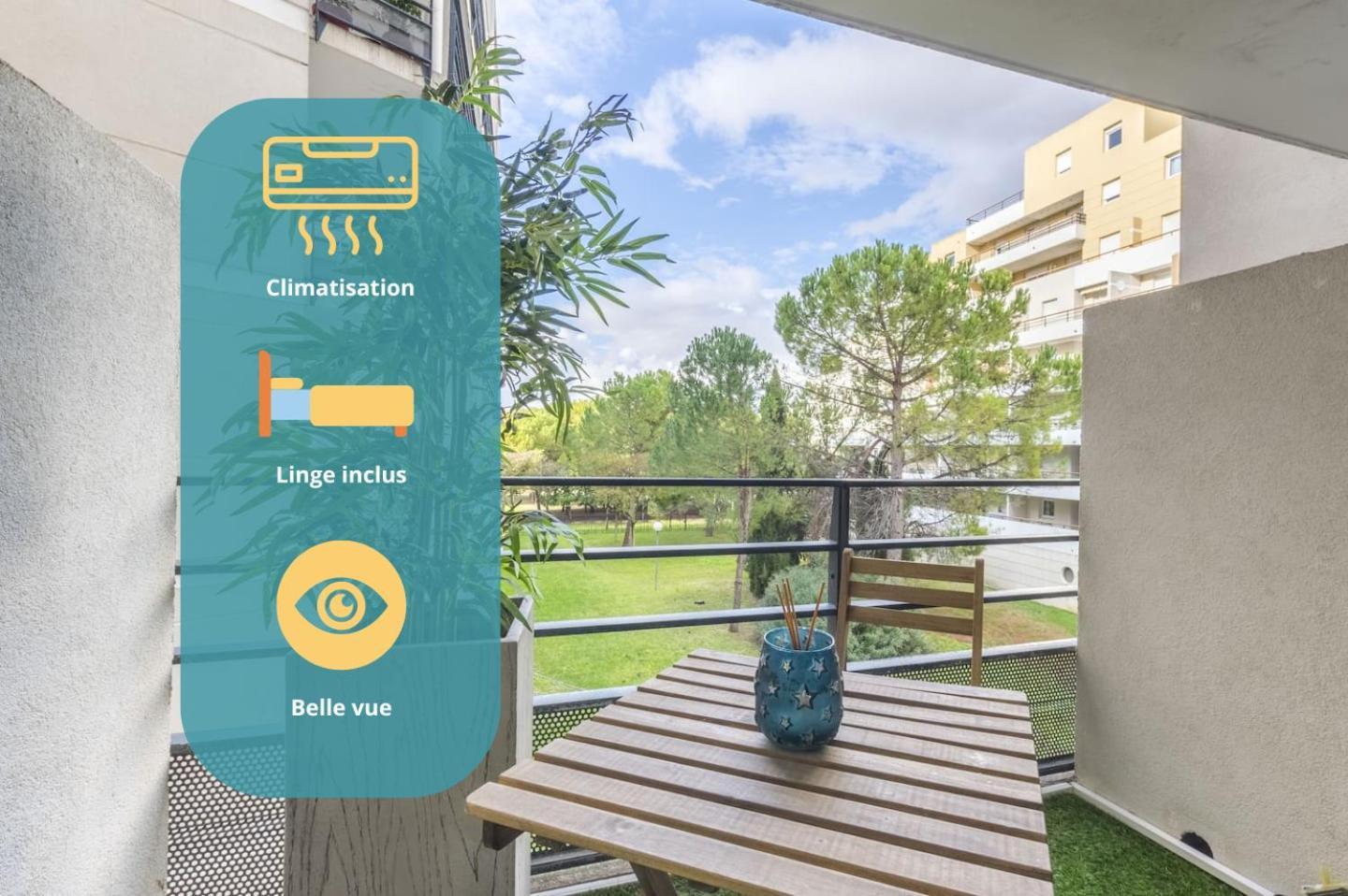 Ferienwohnung Superbe Appt Port Marianne, Parking Prive, 4 Personnes Montpellier Exterior foto